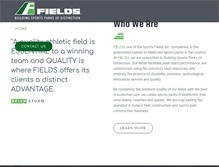 Tablet Screenshot of fields-inc.com